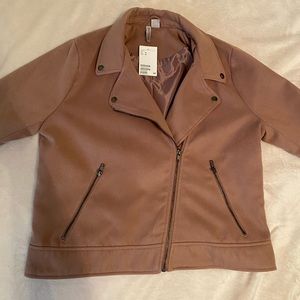 Mauve Women’s Biker Jacket